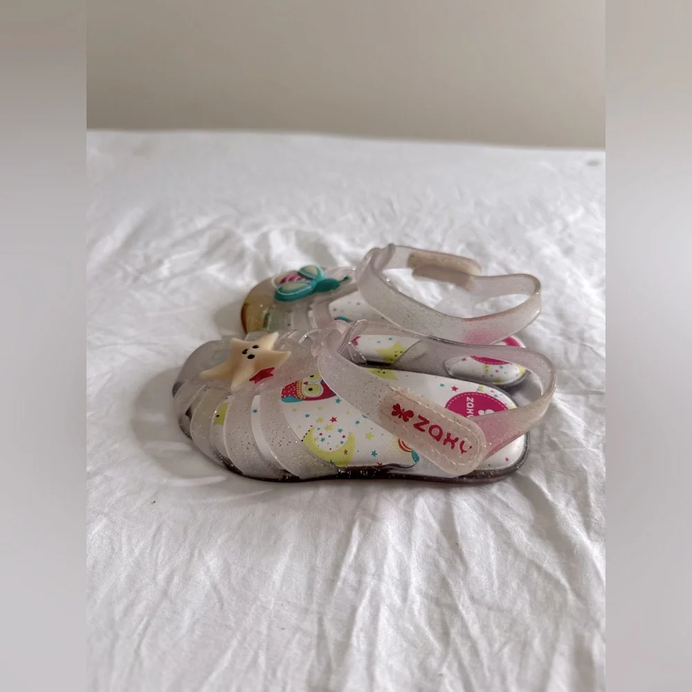 Zaxy Glow in the Dark Soft Jelly bumblebee & Star Sandal